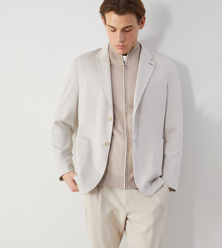 Solid Long Sleeves Blazer