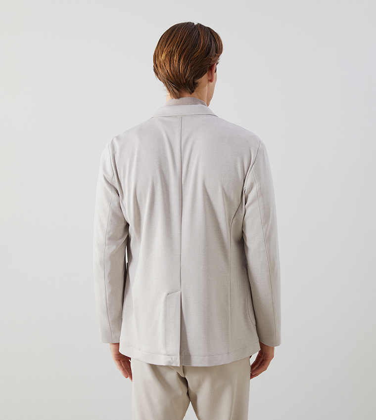 Solid Long Sleeves Blazer