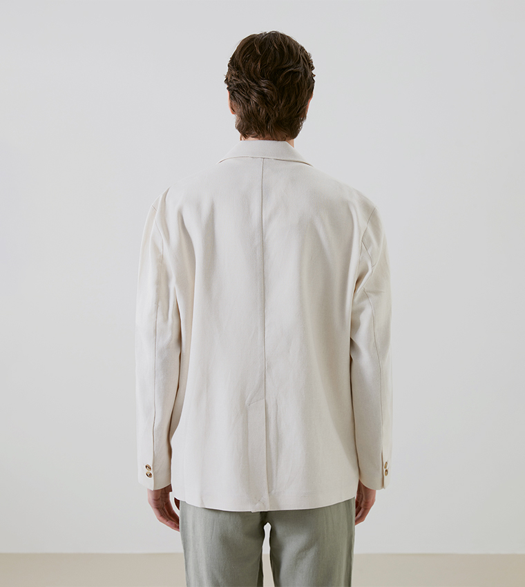Single Breasted Lapel Collar Blazer