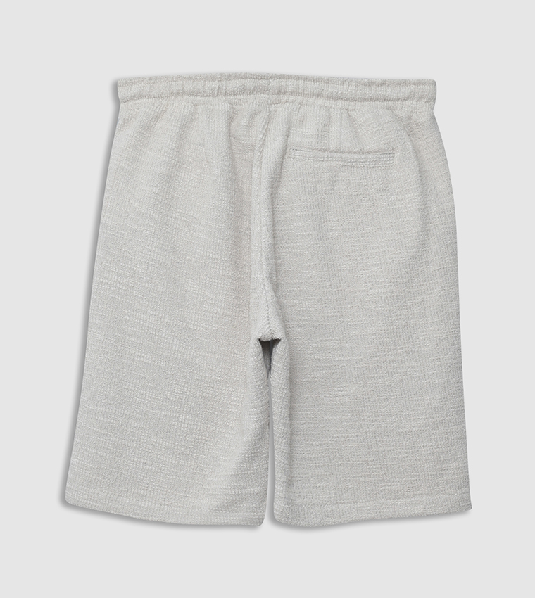 Drawstring Waist Standard Fit Shorts