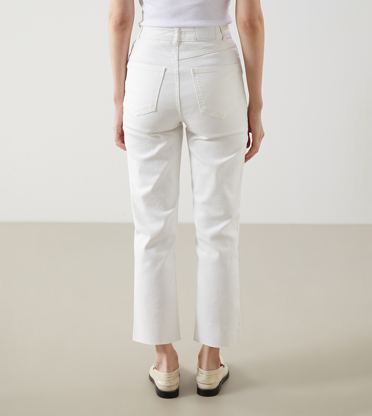 Solid Straight Fit Jeans