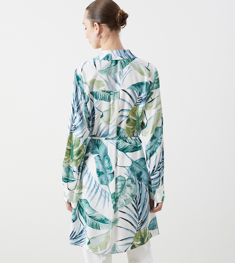 Patterned Long Sleeves Tunic
