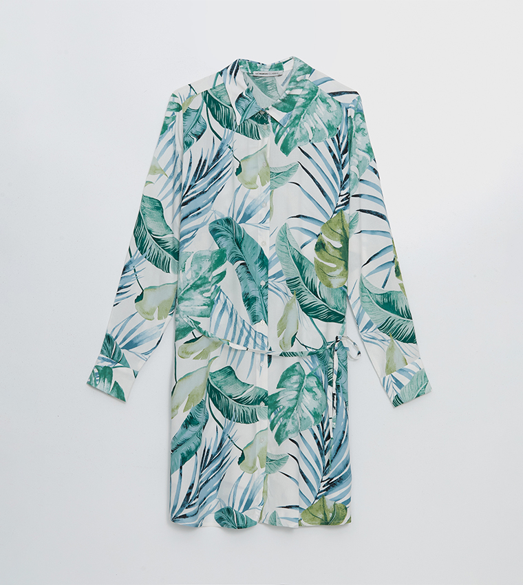 Patterned Long Sleeves Tunic