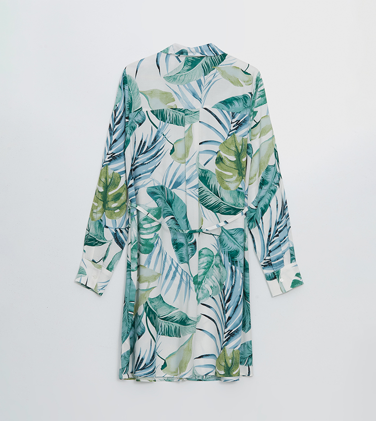 Patterned Long Sleeves Tunic