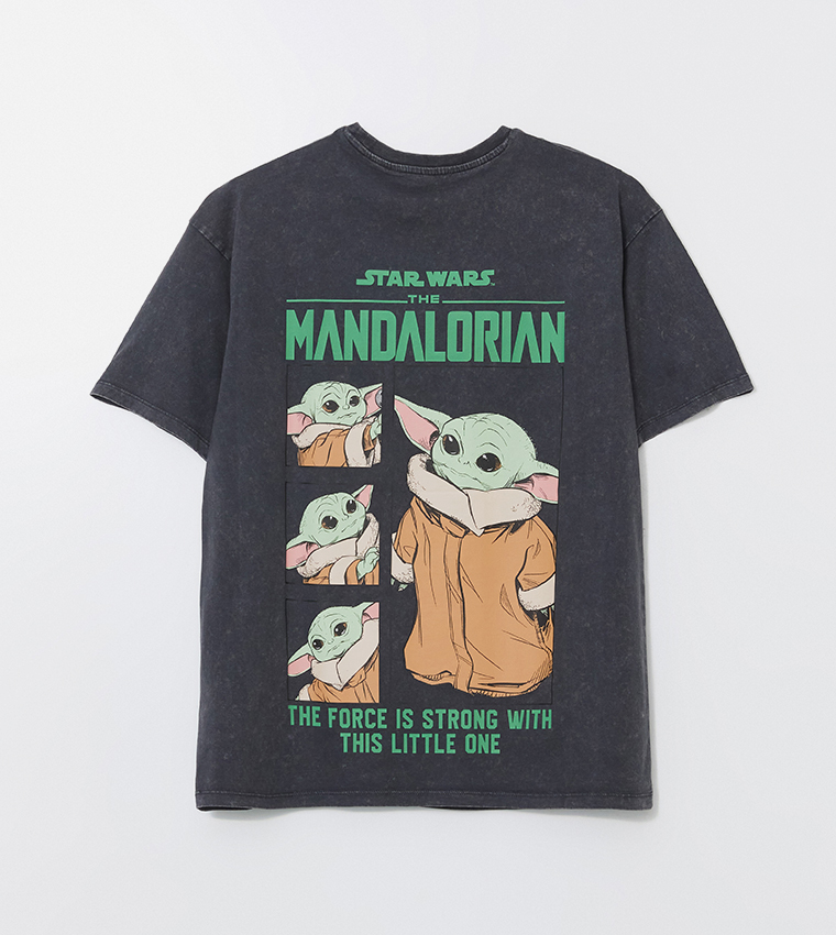 The Mandalorian Printed Crew Neck T-Shirt