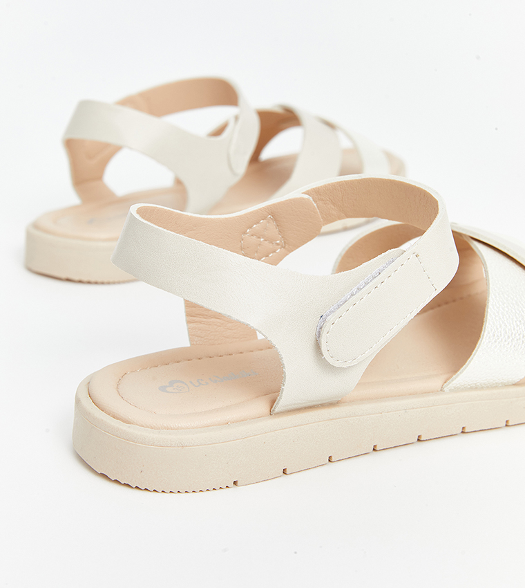 Cross Band Open Toe Casual Sandals
