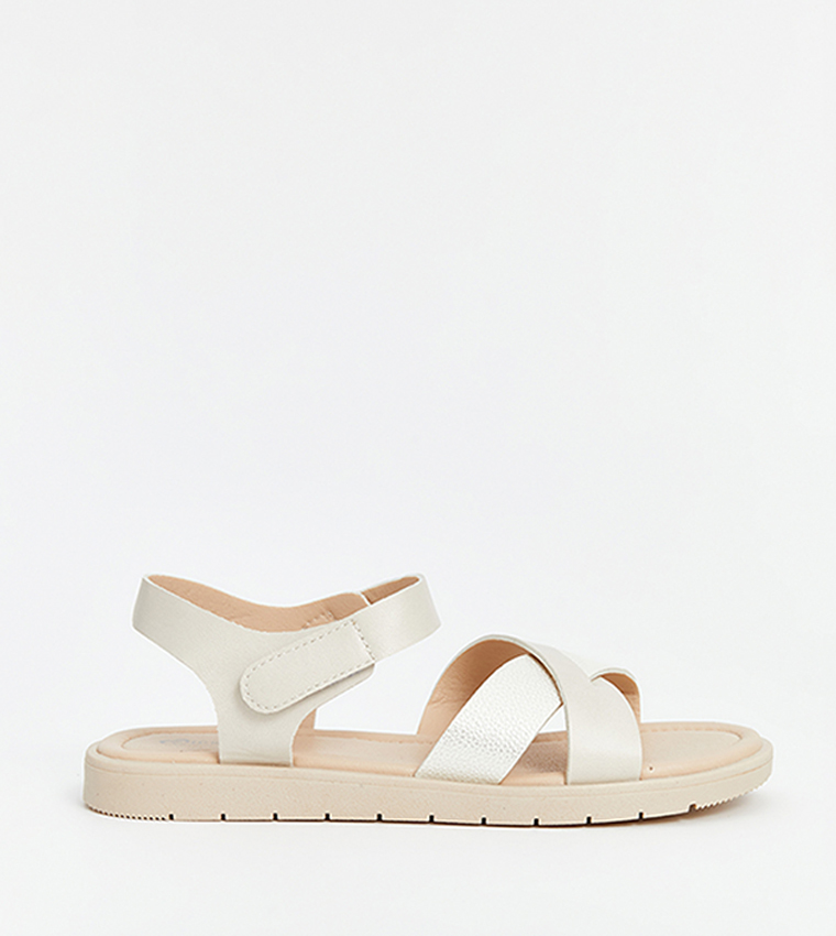Cross Band Open Toe Casual Sandals