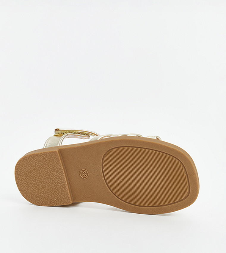 Open Toe Criss-Cross Flat Sandals
