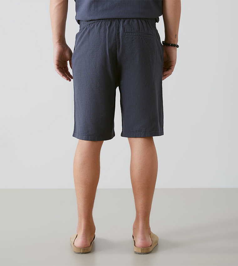 Solid Regular Fit Shorts