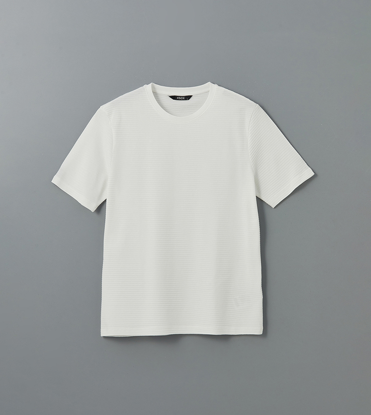 تيشيرت كاجوال بياقة دائرية 