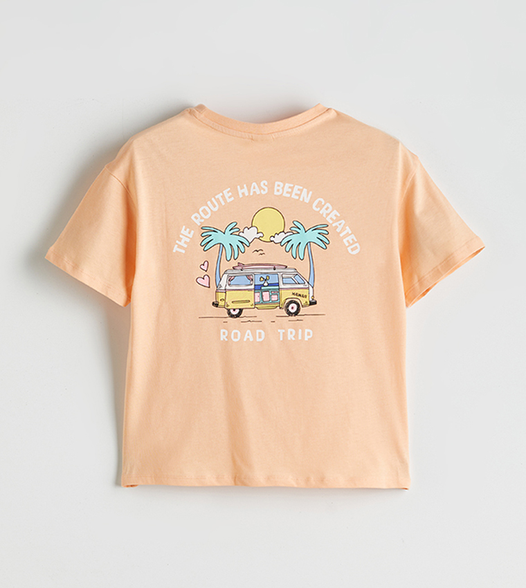 Printed Short Sleeves Casual T-Shirt