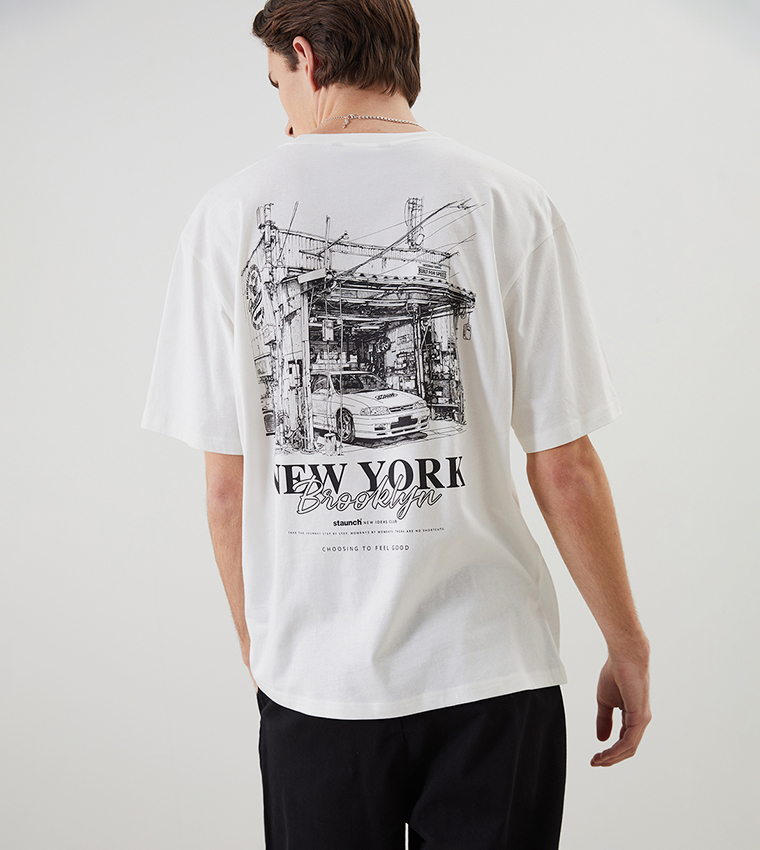 New York Printed Short Sleeves T-Shirt