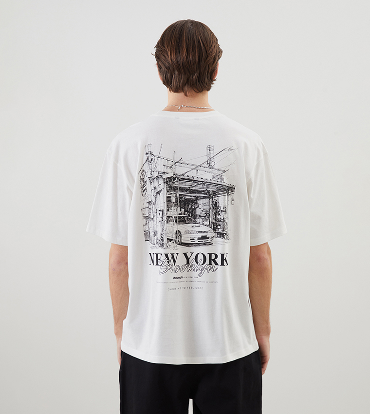 New York Printed Short Sleeves T-Shirt