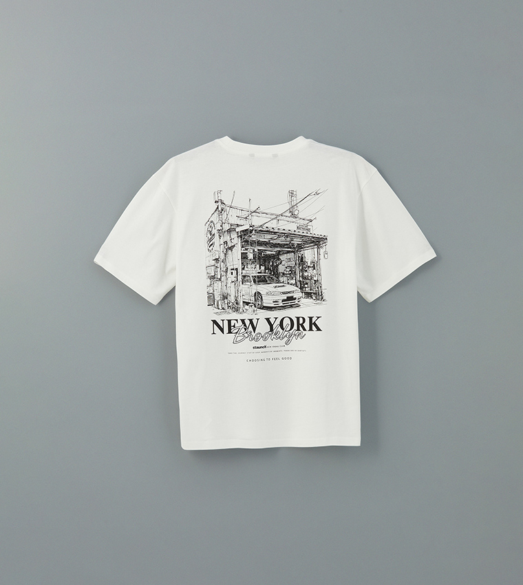 New York Printed Short Sleeves T-Shirt