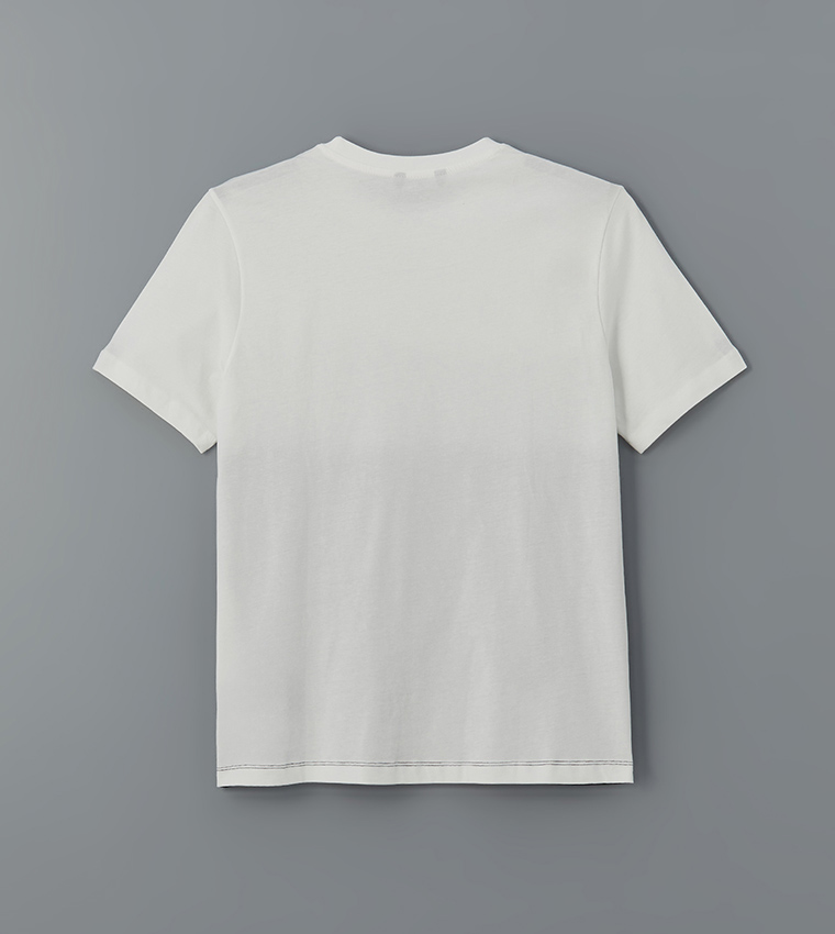 Color Block Crew Neck Jersey T-Shirt