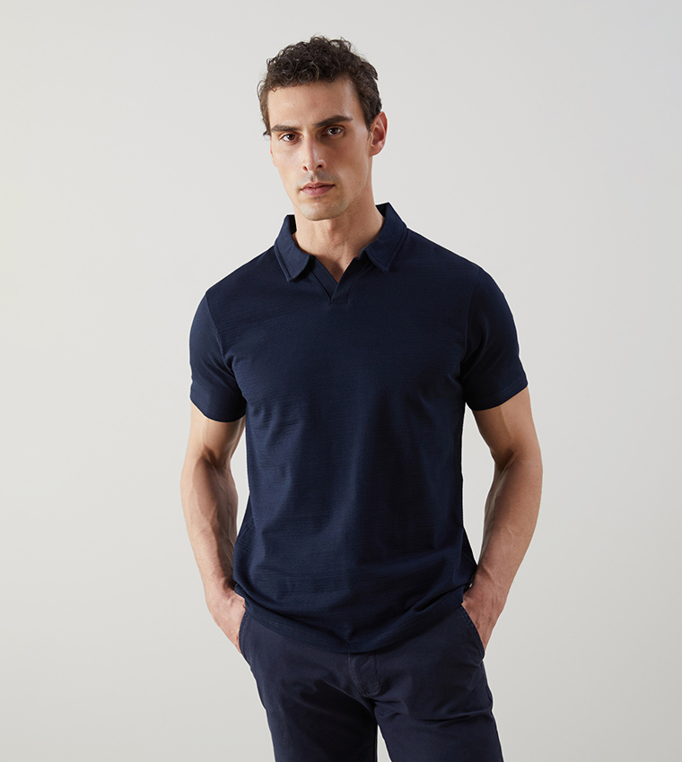 Solid Short Sleeves Polo T-Shirt