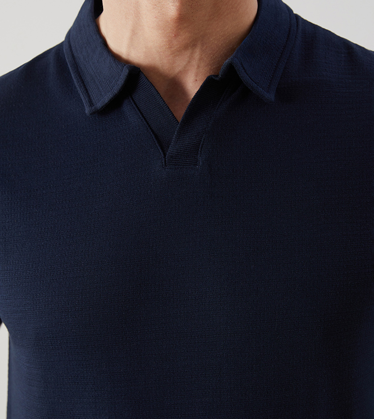 Solid Short Sleeves Polo T-Shirt