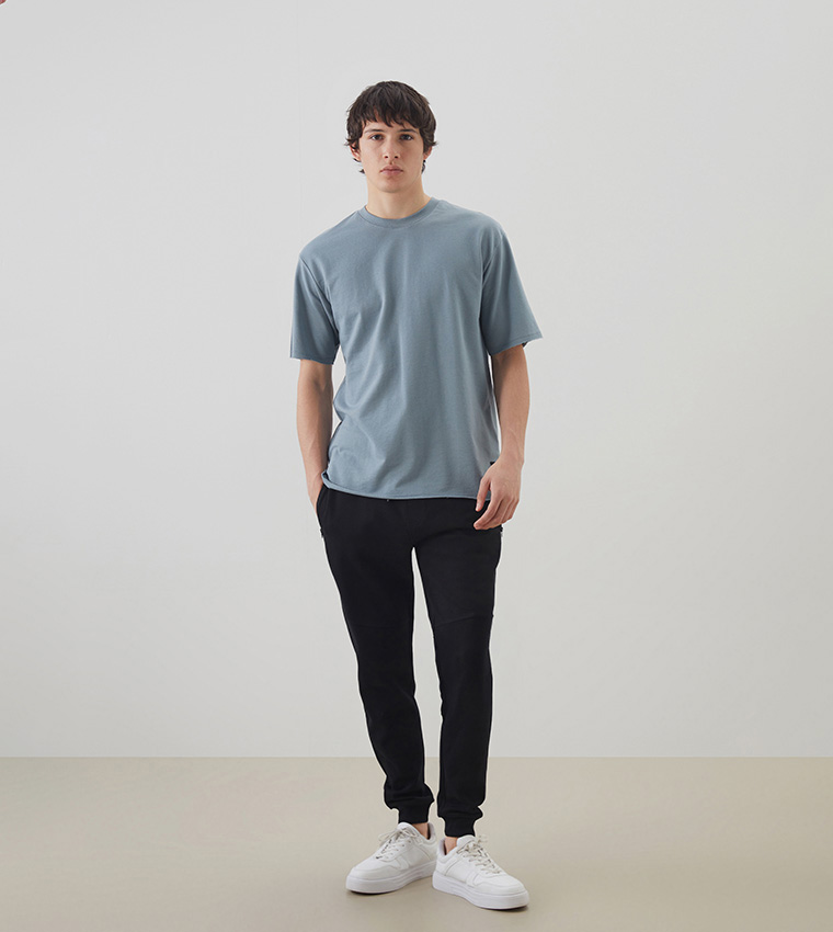 Drawstring Waist Standard Fit Joggers