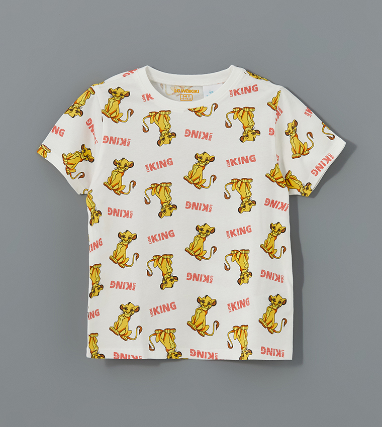 Lion King Printed Shorty Pyjama Set
