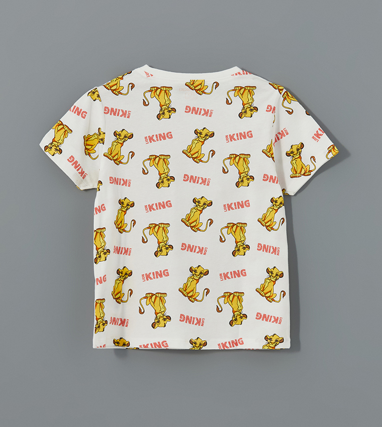 Lion King Printed Shorty Pyjama Set