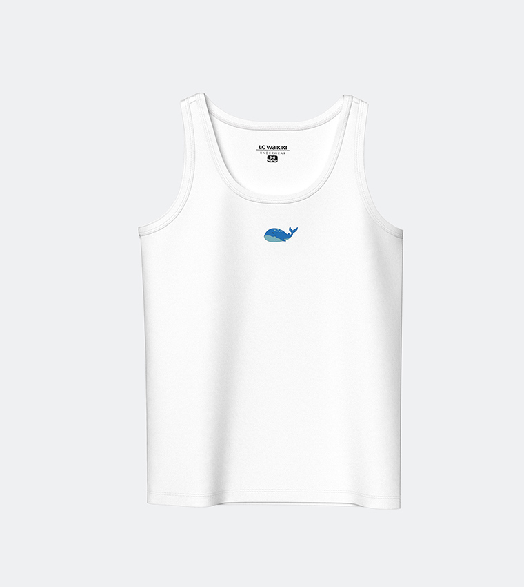 2-Pack Printed Sleeveless Vests