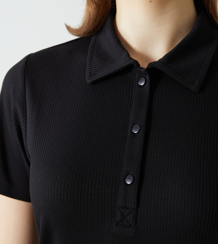 Solid Short Sleeves Polo T-Shirt