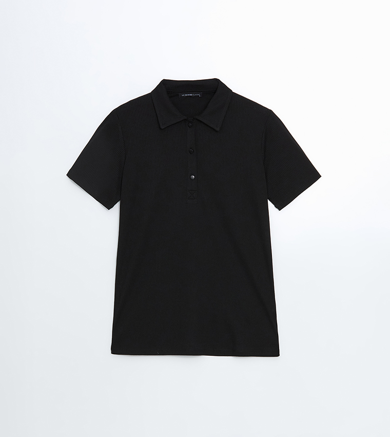 Solid Short Sleeves Polo T-Shirt