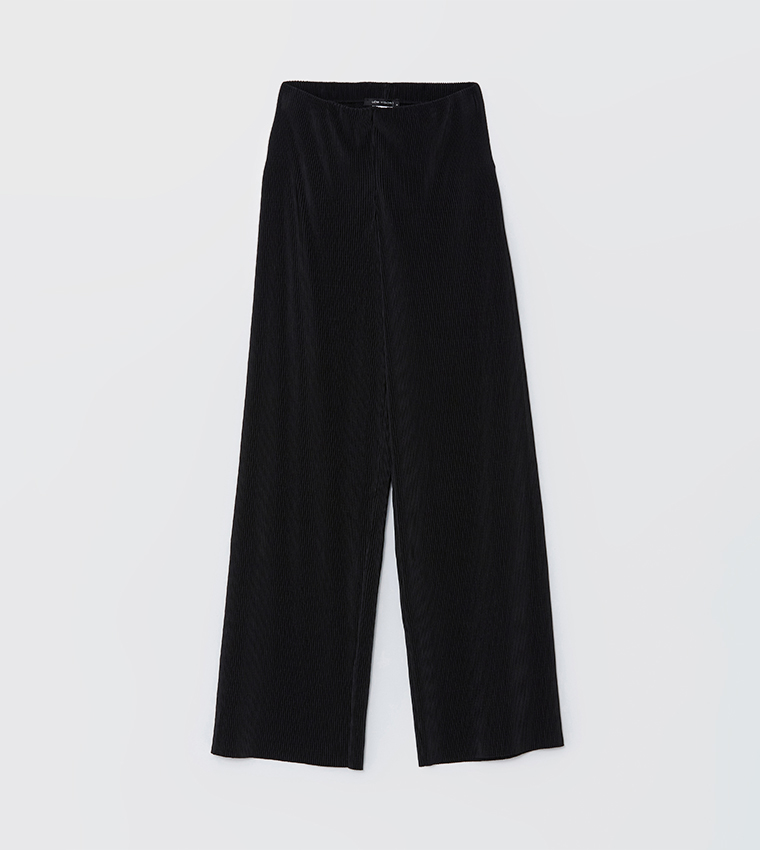 High Waist Wide Leg Trousers