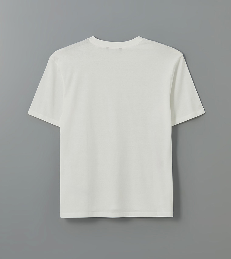 Printed Crew Neck Jersey T-Shirt