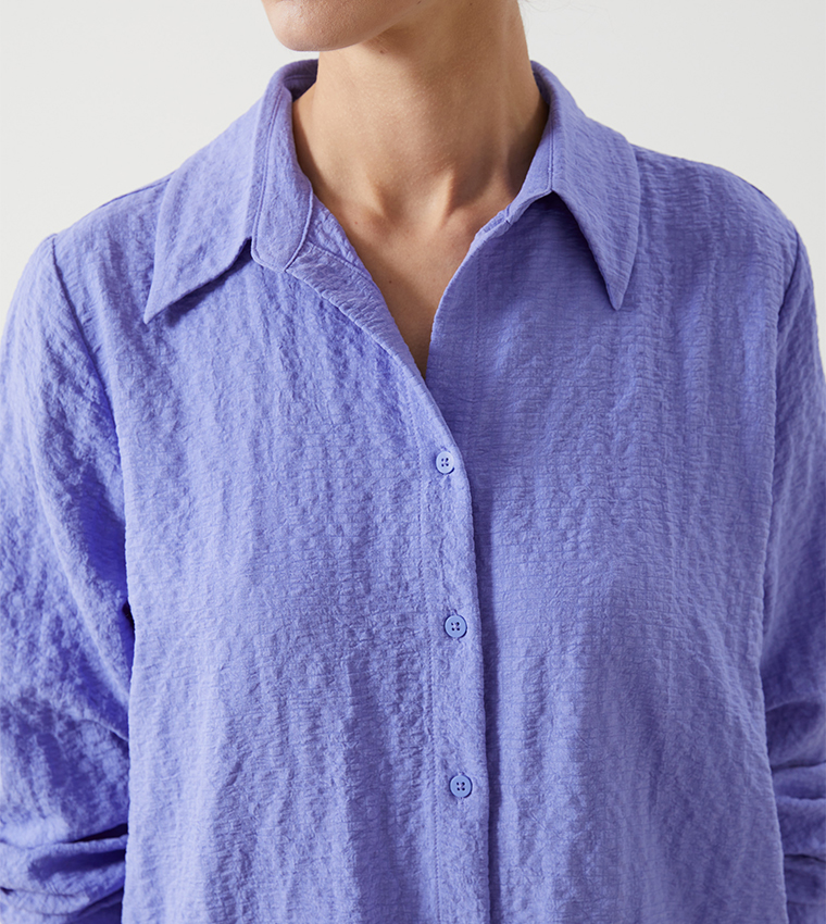 Textured Loose Fit Shirt