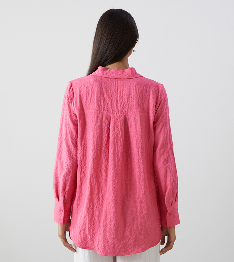 Textured Loose Fit Shirt