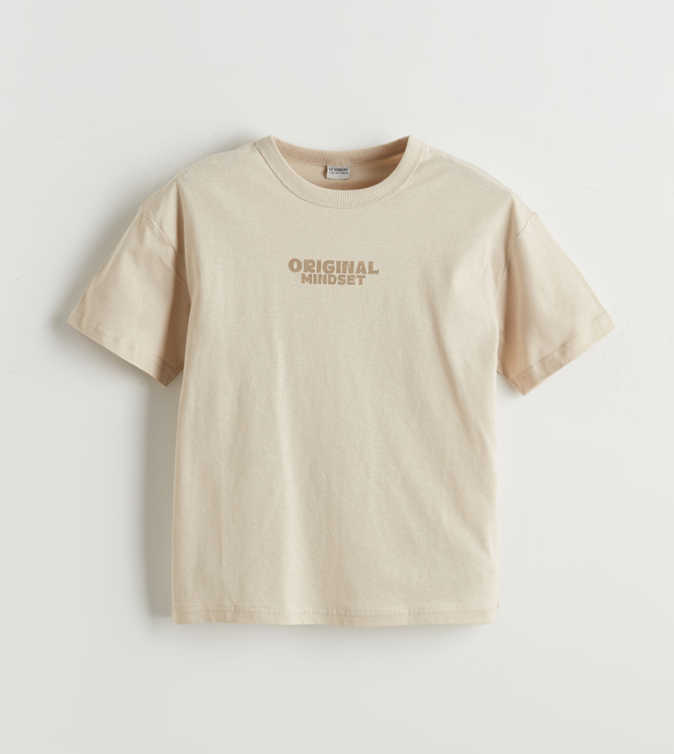Printed Crew Neck T-Shirt