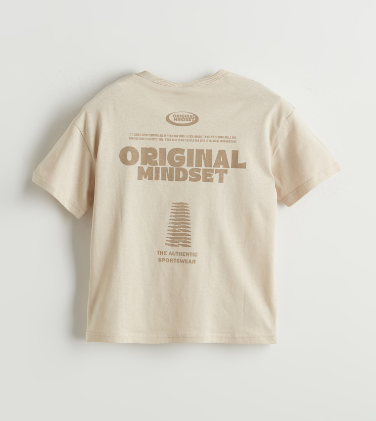 Printed Crew Neck T-Shirt