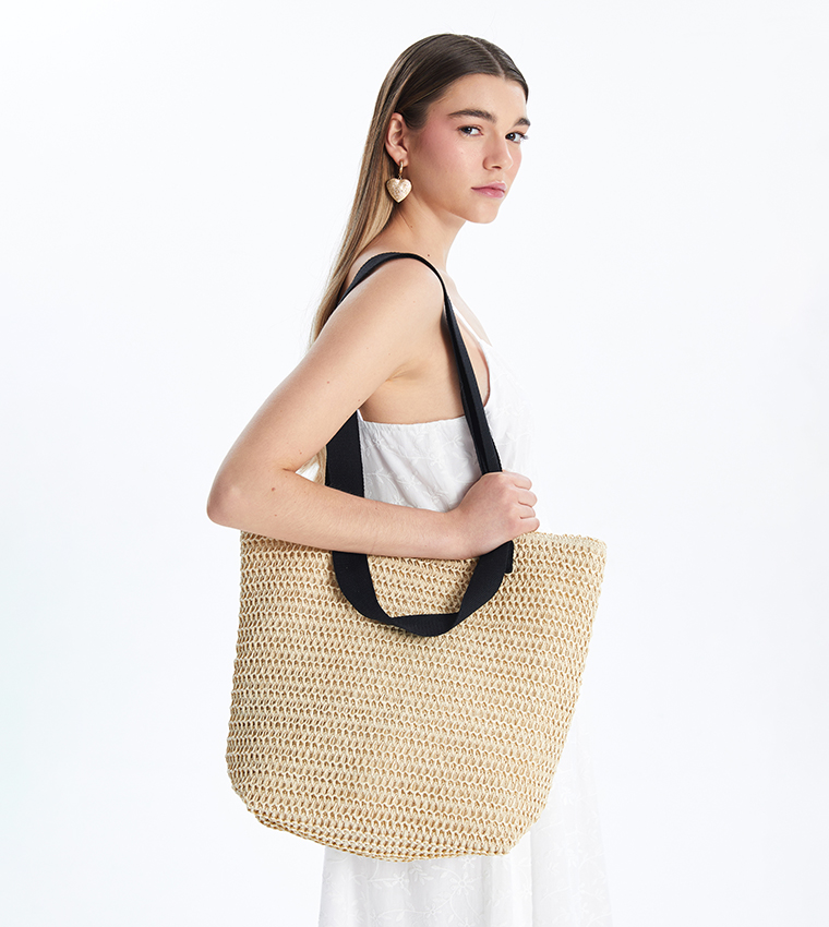 Straw Tote Bag