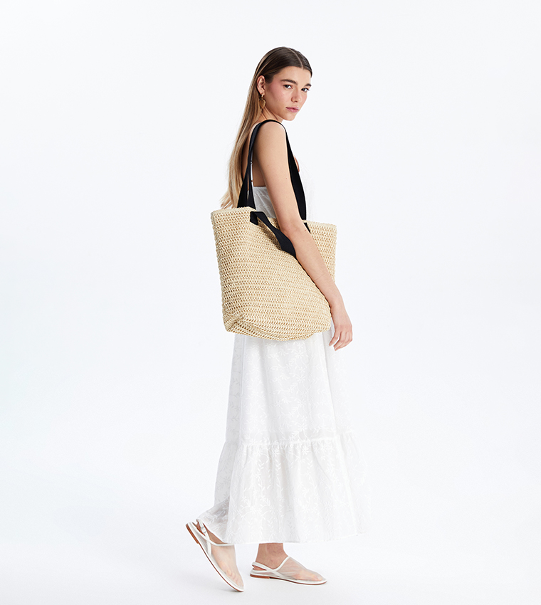 Straw Tote Bag
