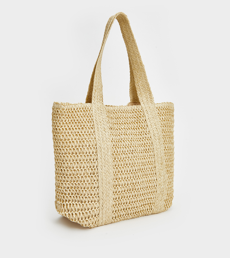 Straw Beach Bag