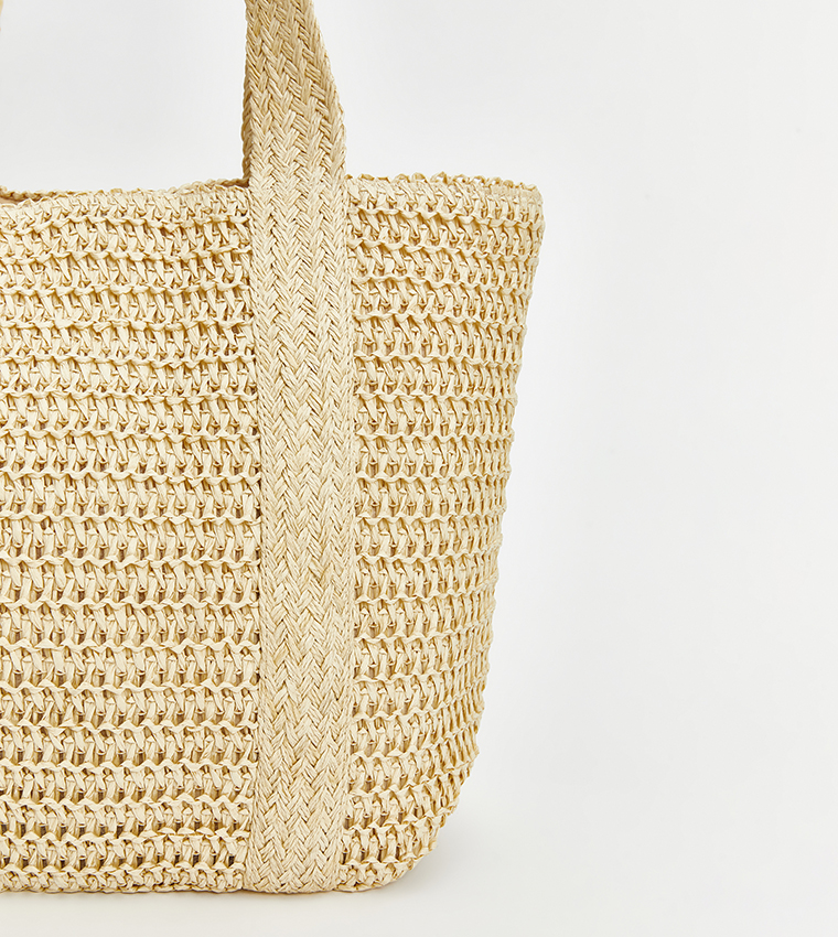Straw Beach Bag