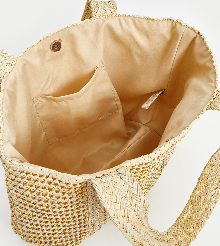 Straw Beach Bag
