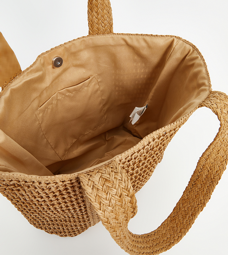 Straw Beach Bag
