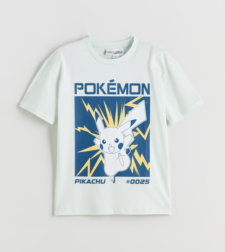 Pokemon Printed Crew Neck T-Shirt