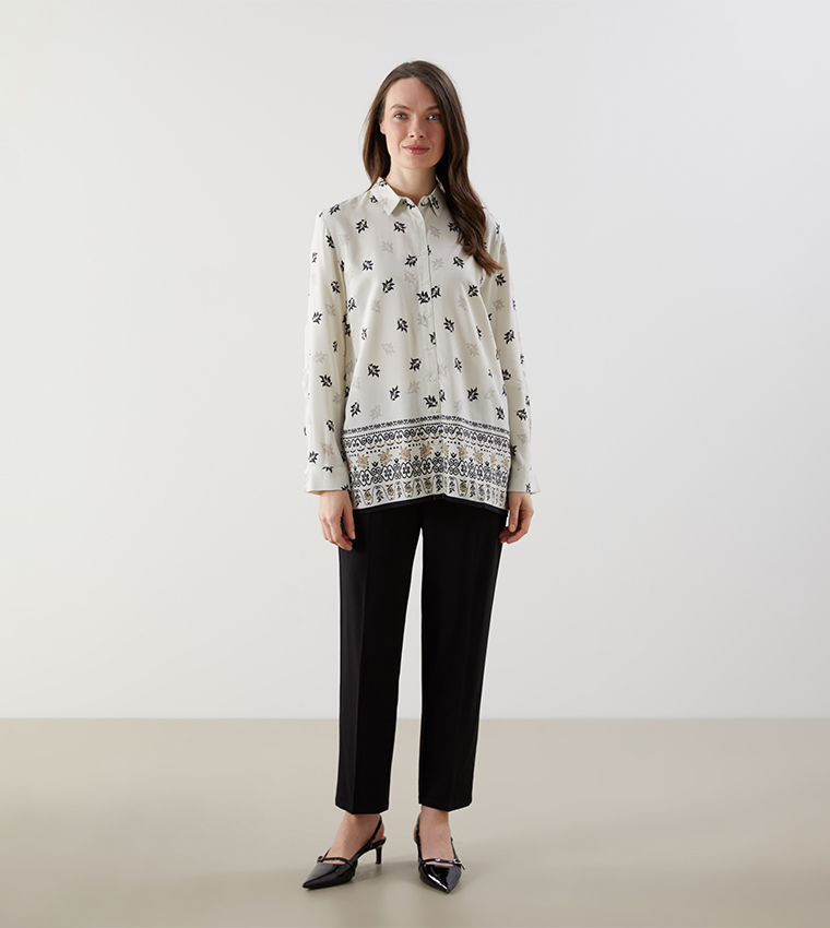Printed Long Sleeves Shirt