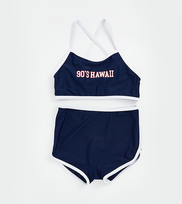 2-Piece Printed Swim Set