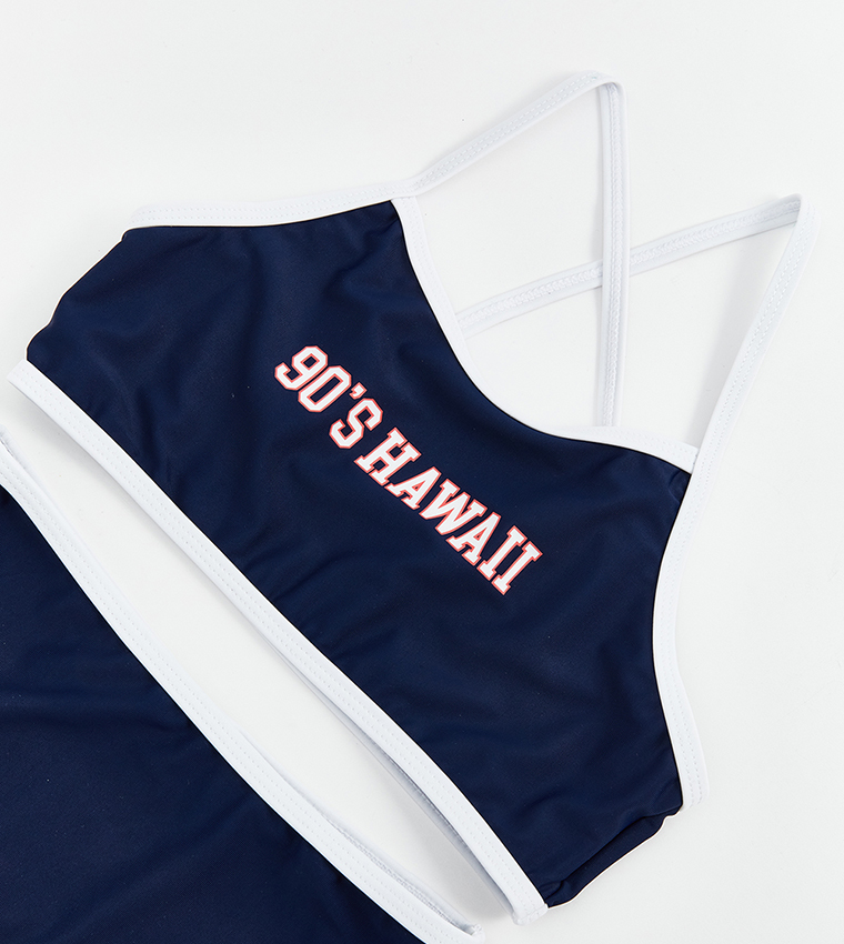 2-Piece Printed Swim Set