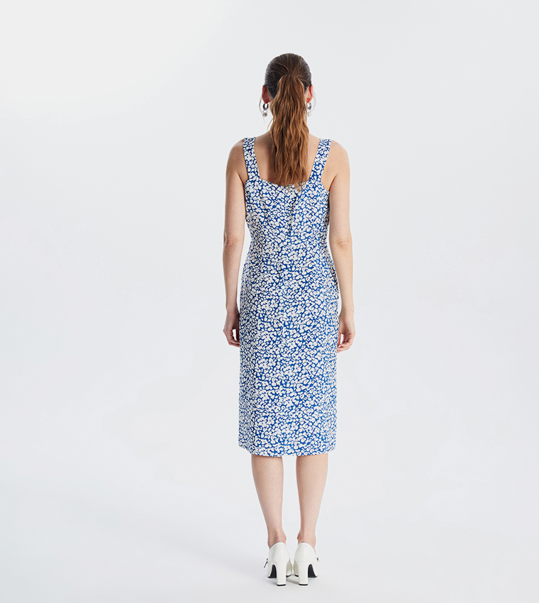 Printed Strappy Woven Dress