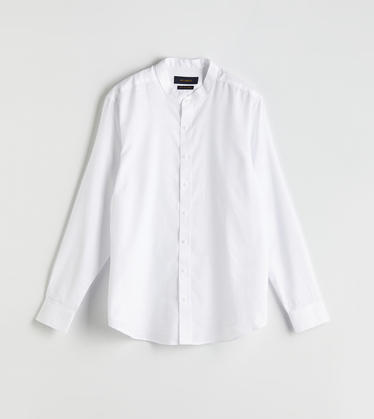 Solid Long Sleeves Casual Shirt