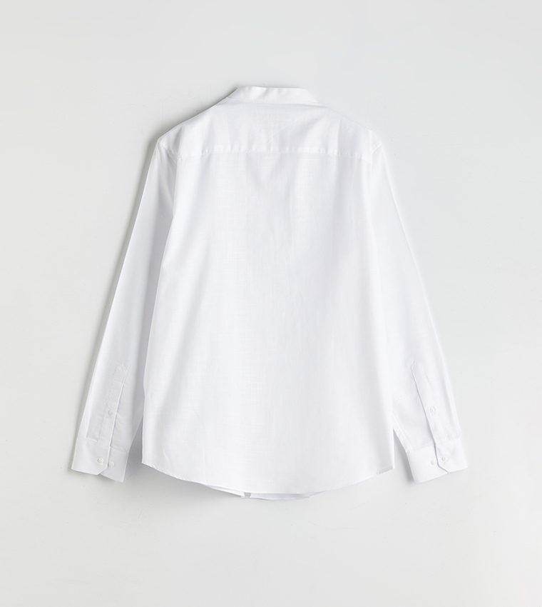 Solid Long Sleeves Casual Shirt