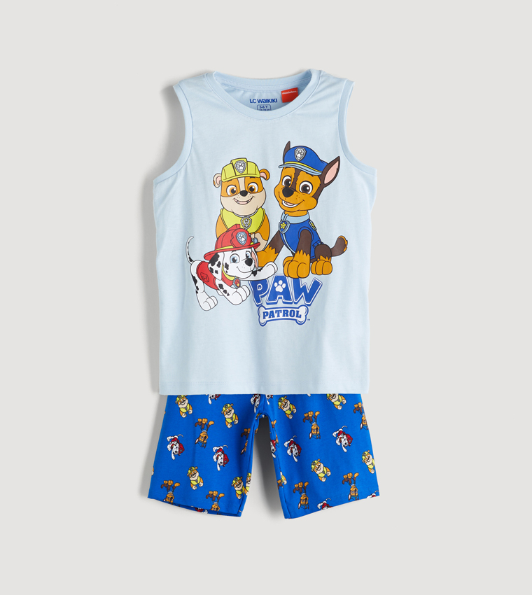 Paw Patrol Printed Crew Neck Pyjama Set