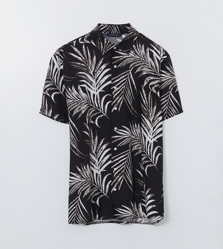 Patterned Short Sleeves Shirt