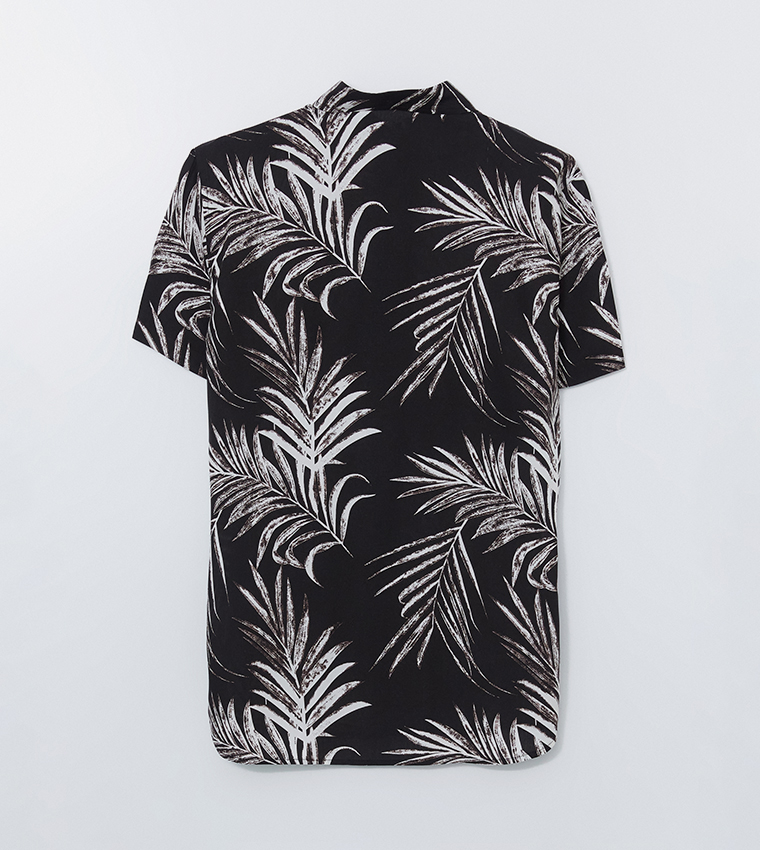 Patterned Short Sleeves Shirt
