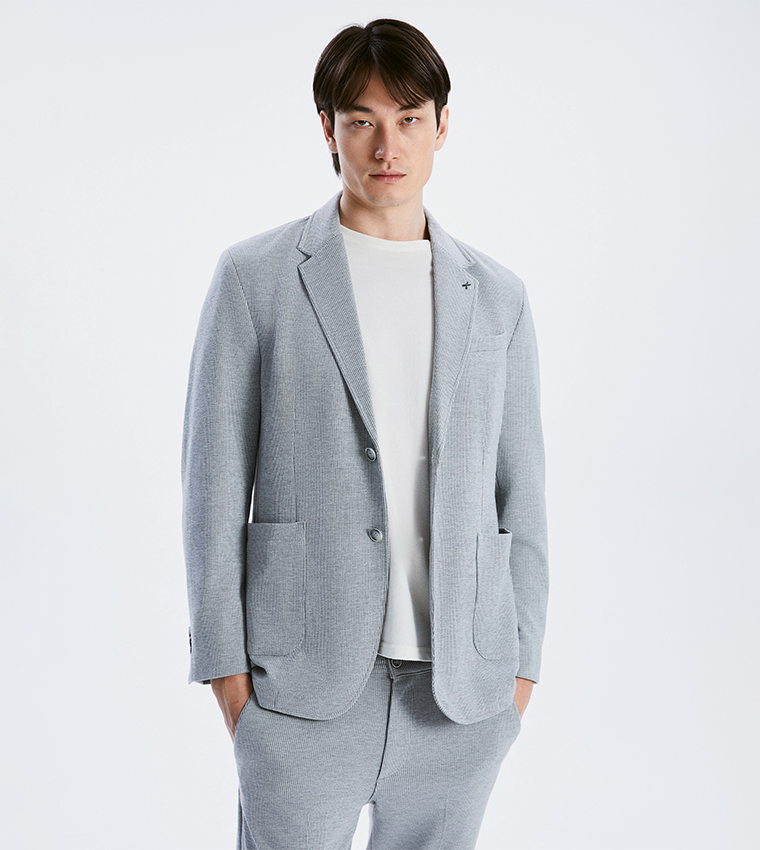 Single Breasted Lapel Collar Blazer